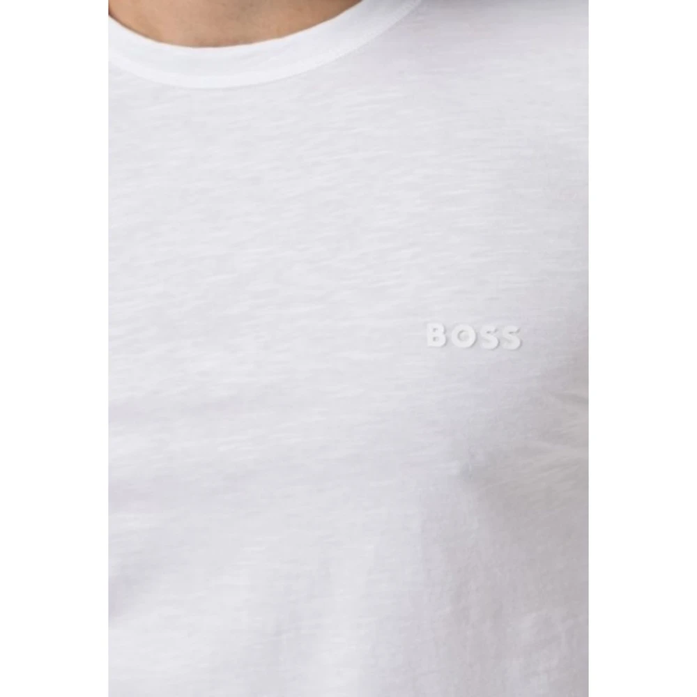 Hugo Boss Mannen Casual Tee Tegood White Heren