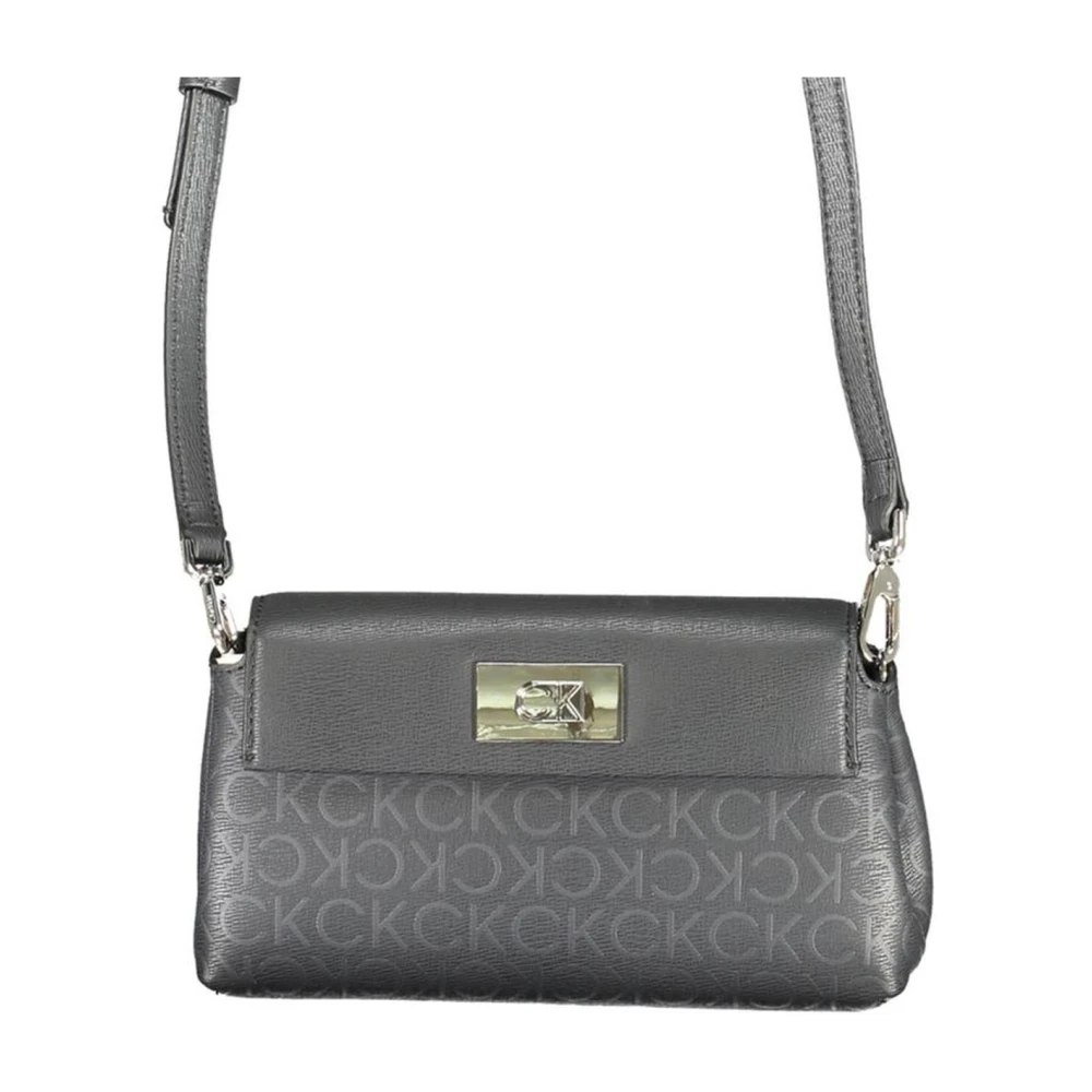 Calvin Klein Zwarte handtas met verstelbare band Black Dames