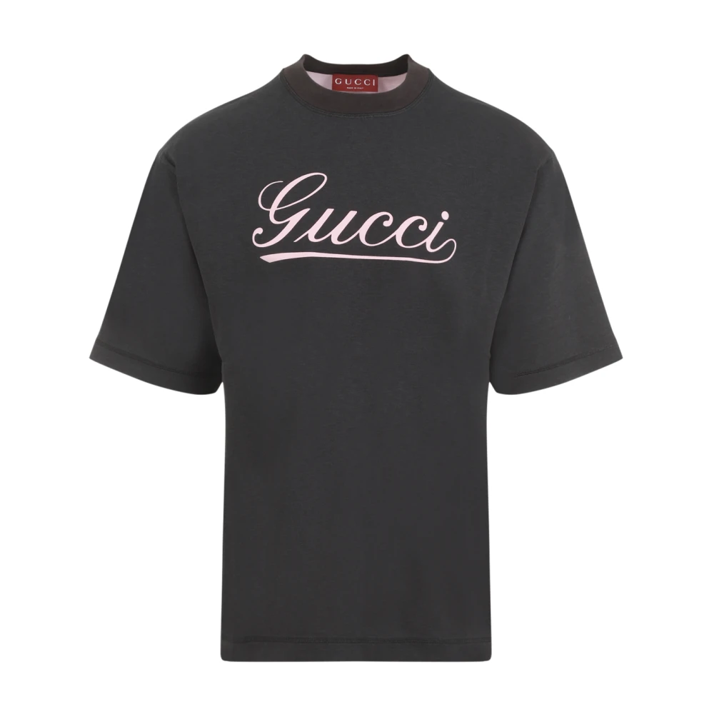 Gucci Multicolor T-shirt voor mannen Gray Heren
