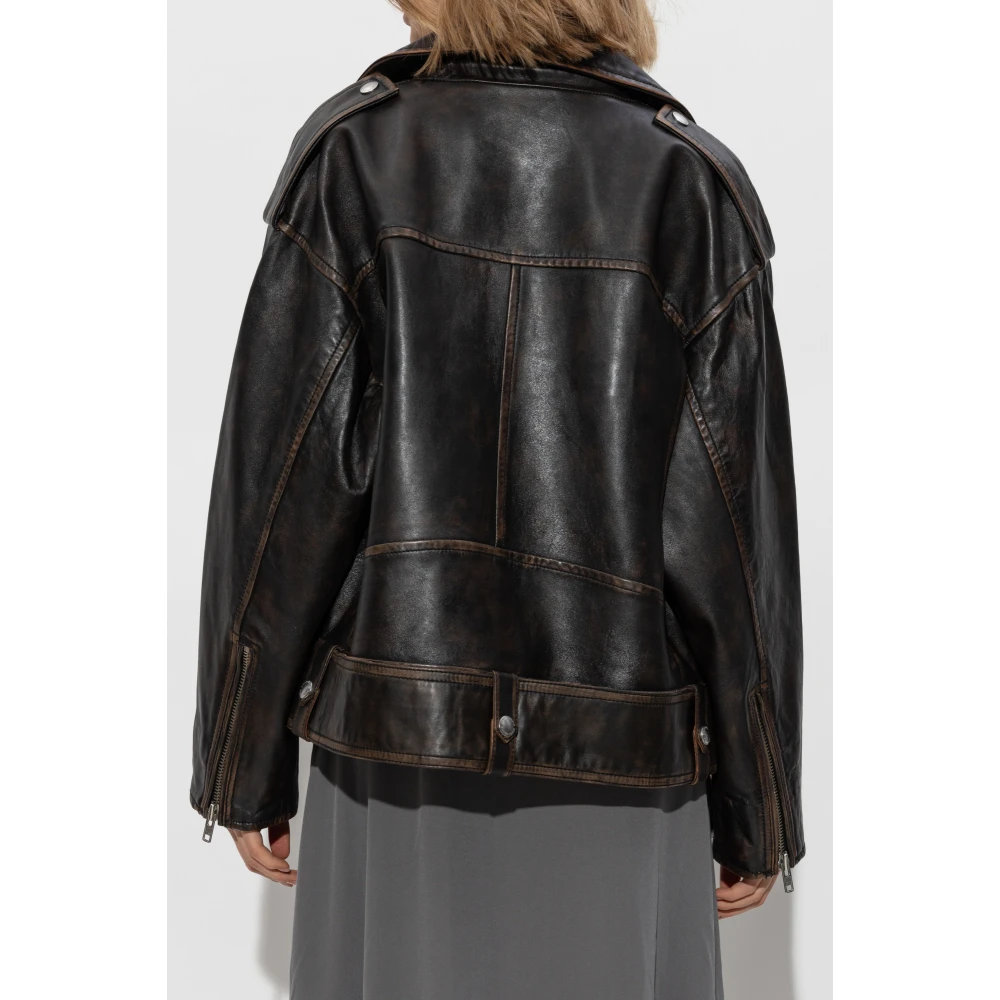 Stand Studio Leren jas Lsobelle Brown Dames