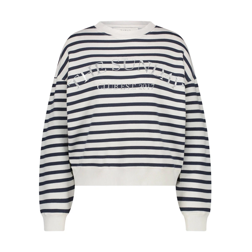 Nukus Noa Pullover Sweatshirt Blue Dames