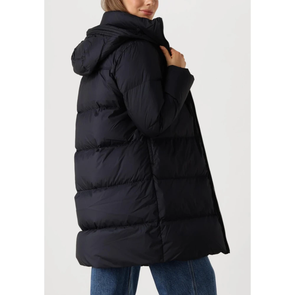Tommy Hilfiger Navy Down Casual Jas Blue Dames