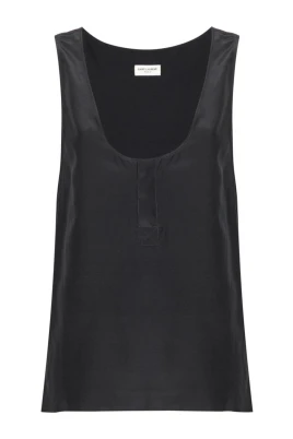 Sleeveless Scoop Neck Top