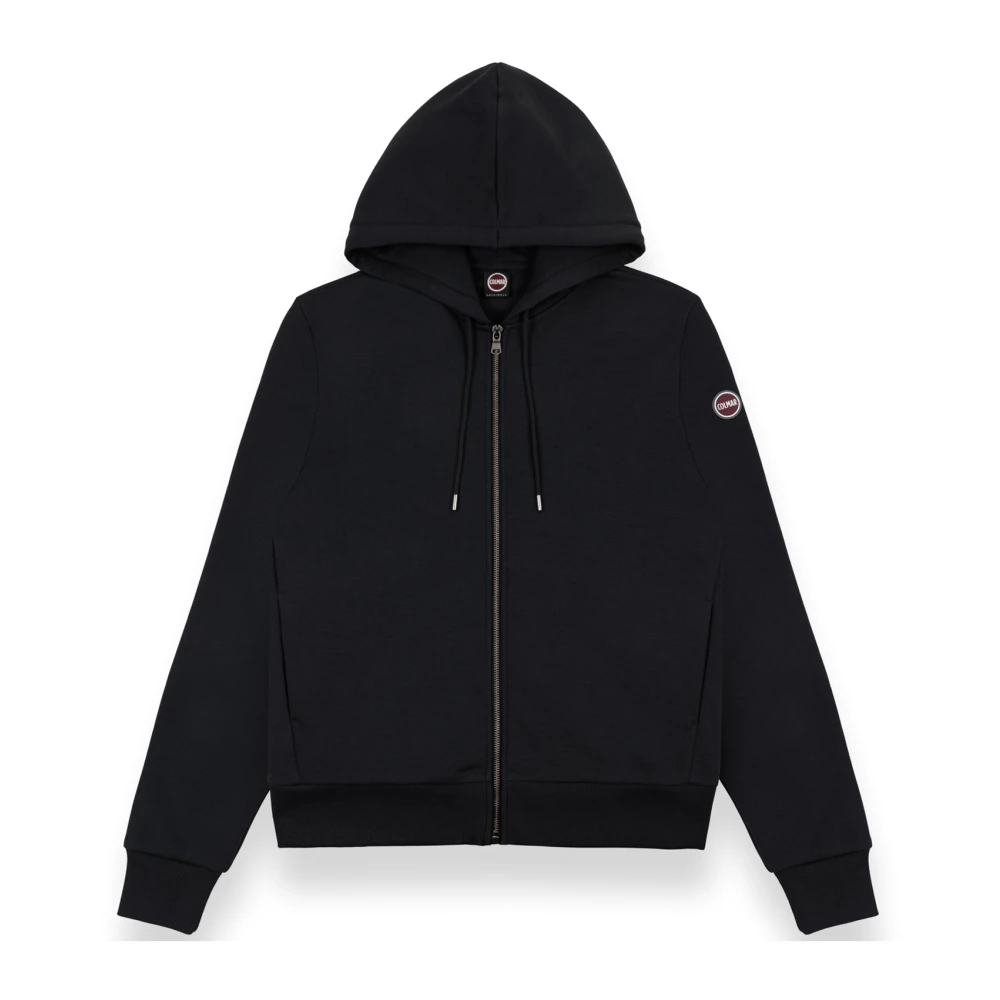 Colmar Heren Full Zip Hoodie Sweatshirt Black Heren