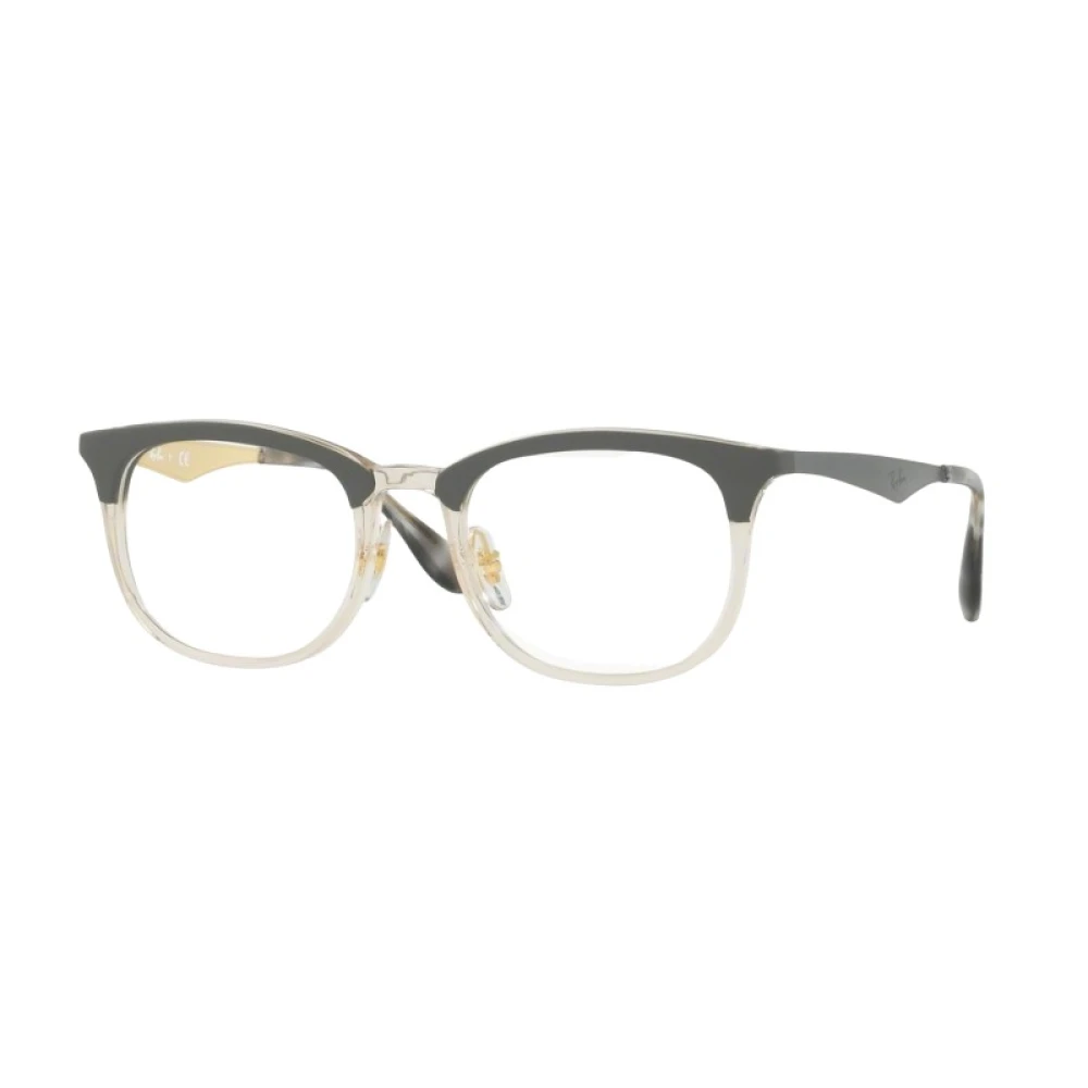 Ray - Ban Unisex Grey Ray - Ban Rx7112 5686 Optical Frames Plastic Squared - Image 2