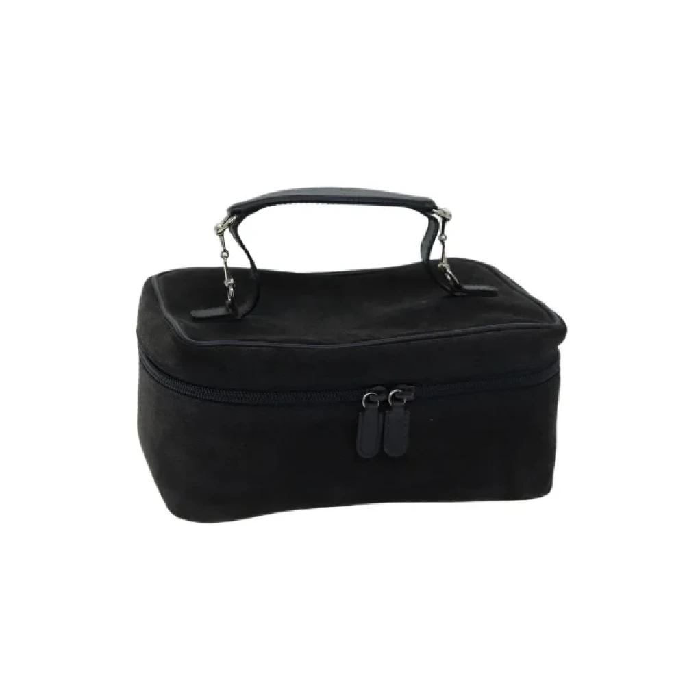 Gucci Vintage Pre-owned Suede gucci-bags Black Dames