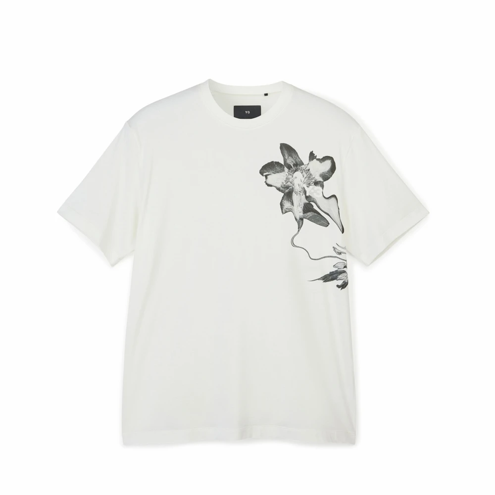 Y-3 Stijlvolle T-shirts en Polos White Heren