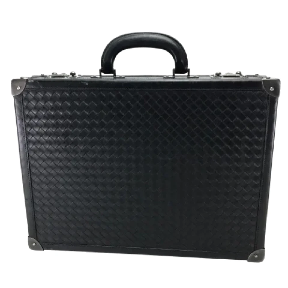 Bottega Veneta Vintage Pre-owned Leather handbags Black Dames