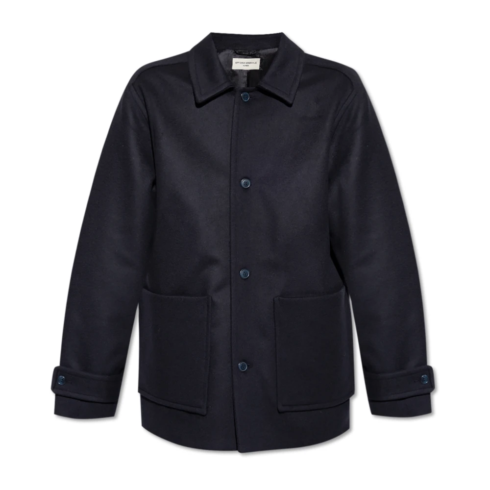 Officine Générale Wollen jas Blue Heren