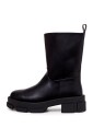 chunky-sole-bottines-en-cuir-noir