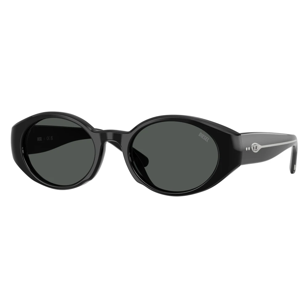 Diesel Unisex Black Dl2008u 200187 Sunglasses Acetate Round Normal - Image 2