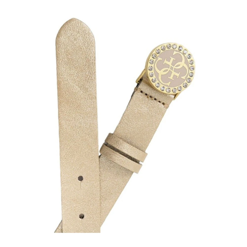 Guess Damesriem met 4G gesp logo Beige Dames