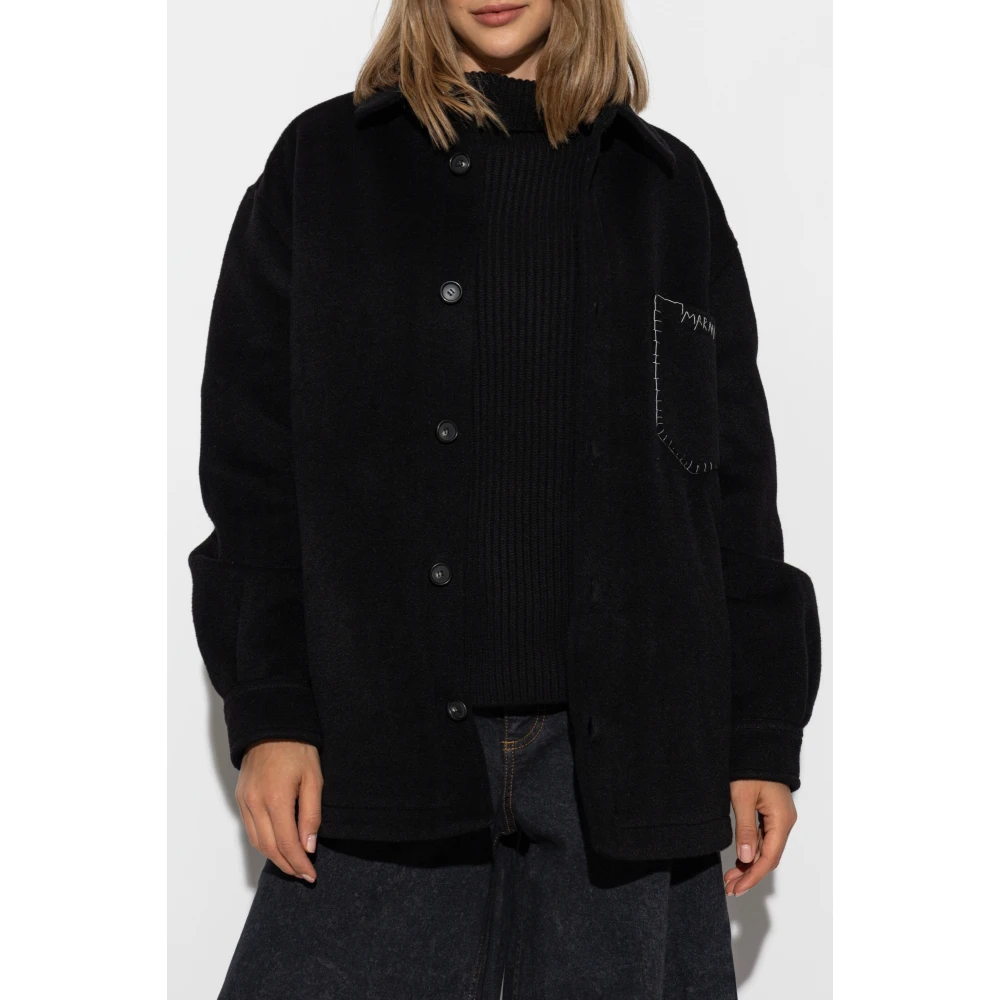 Marni Wollen jas Black Dames