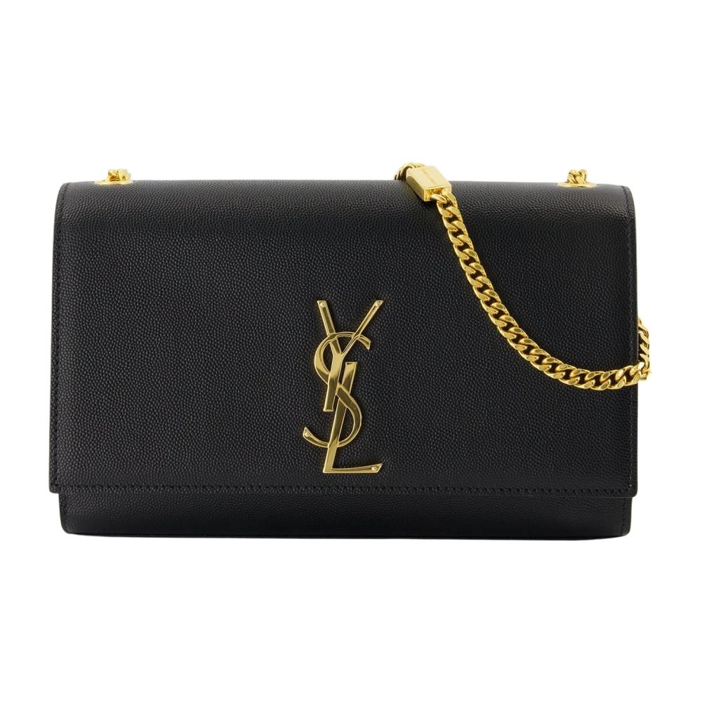 Saint Laurent Women's Black Shoulder Bags, One Size, Kate Medium