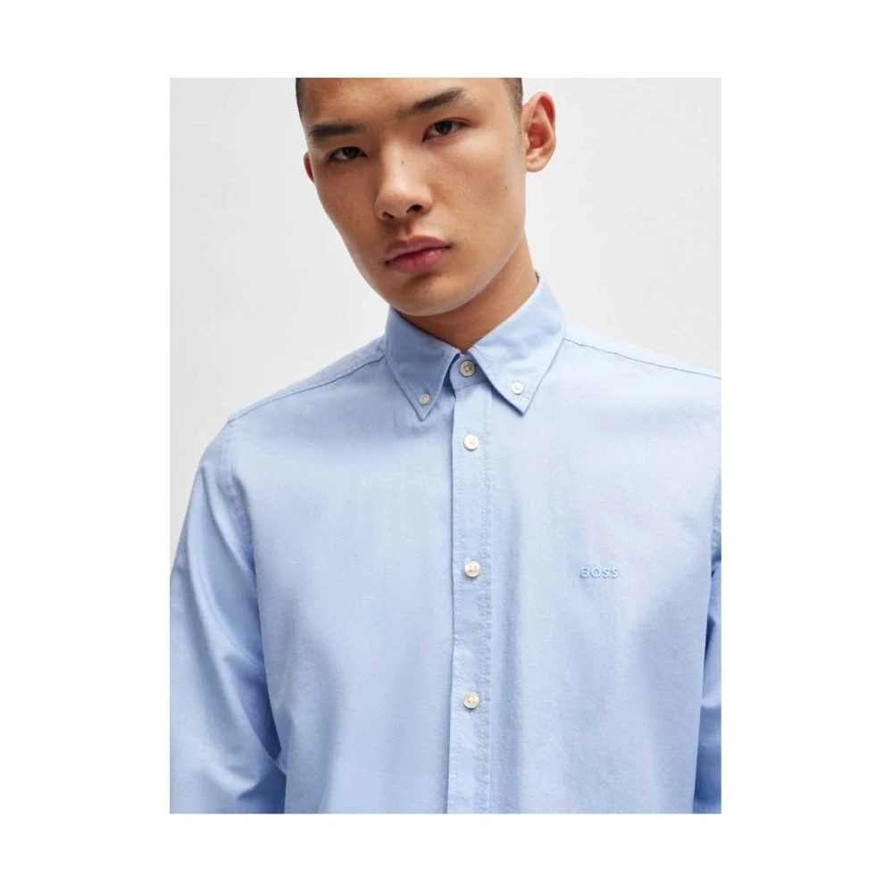 Hugo Boss Stijlvolle Shirt voor Mannen Blue Heren