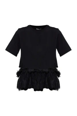 Spetspeplum T-shirt