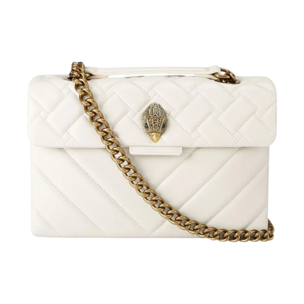 Kurt Geiger Women's White Leather Kensington Bag