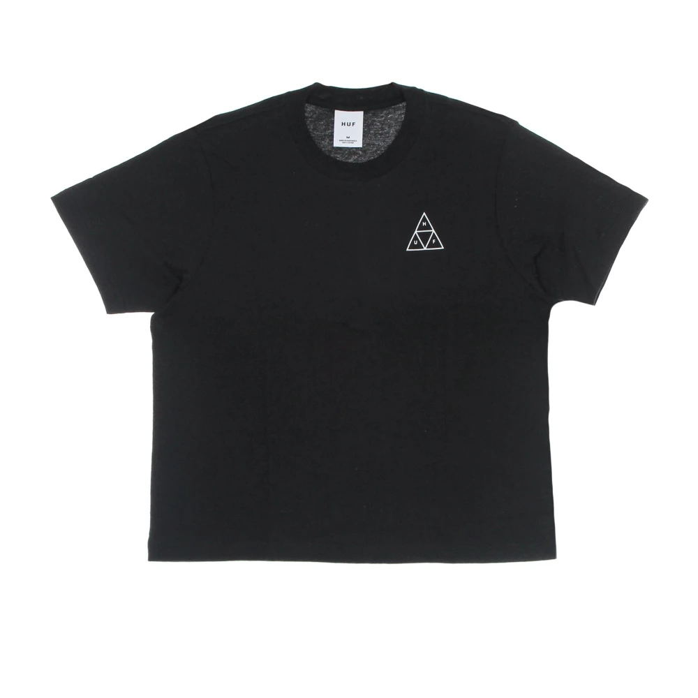 HUF Ontspannen T-shirt met Triple Triangle Design Black Dames