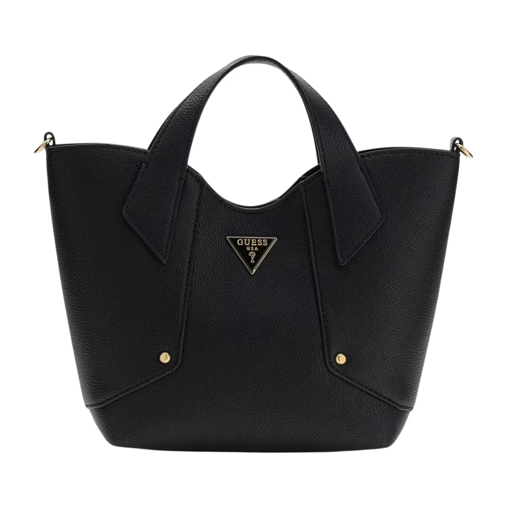 Guess Women's Black Isola Shoulder Bag - Handbags - One Size - Bags