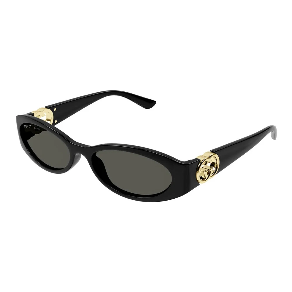Gucci Women's Black Sunglasses, 54 Mm, Oval Frame Sunglasses