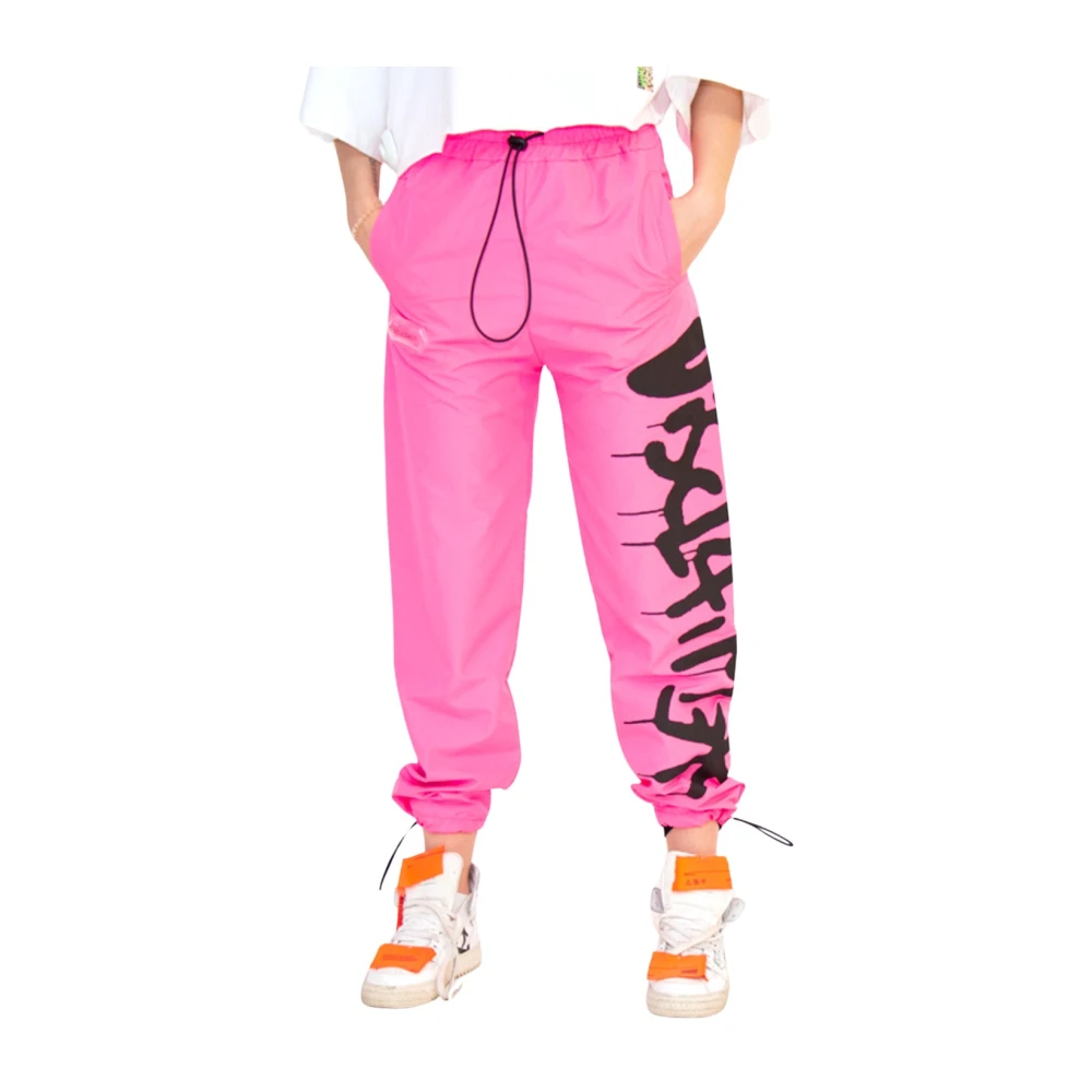 Disclaimer Urban Street Zachte Broek Pink Dames