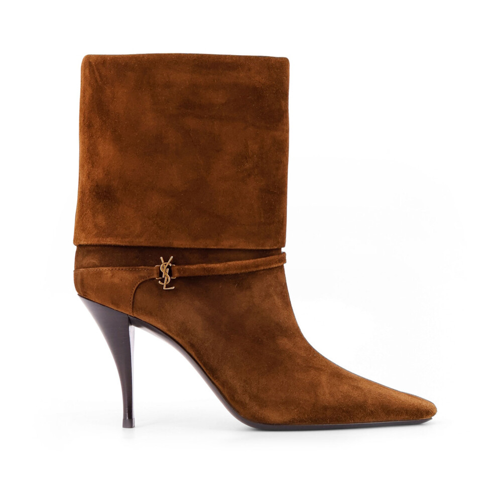 Suede Stiletto Laarzen Saint Laurent Dames Miinto