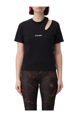 black-short-sleeve-cutout-t-shirt