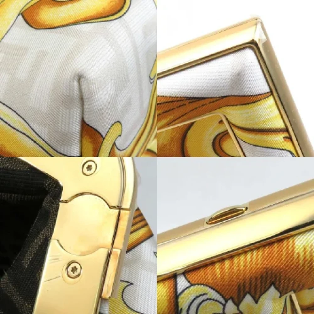 Fendi Vintage Pre-owned Canvas fendi-bags Yellow Dames