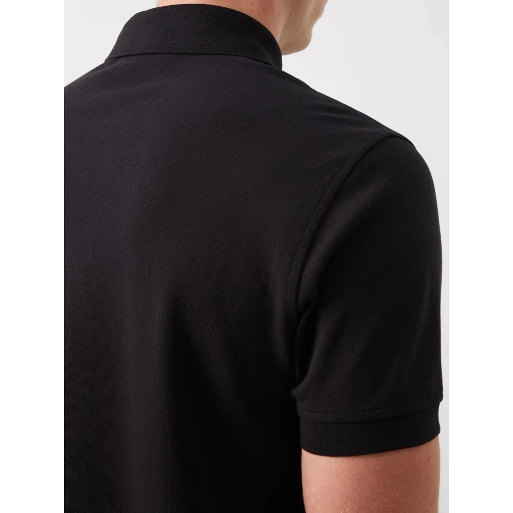 Belstaff Discreet Style Zwart Katoen Piqué Polo Black Heren