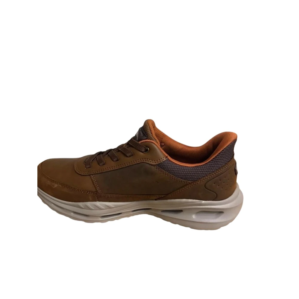 Skechers Uomo Marrone Scarpe, 44 Eu, New,