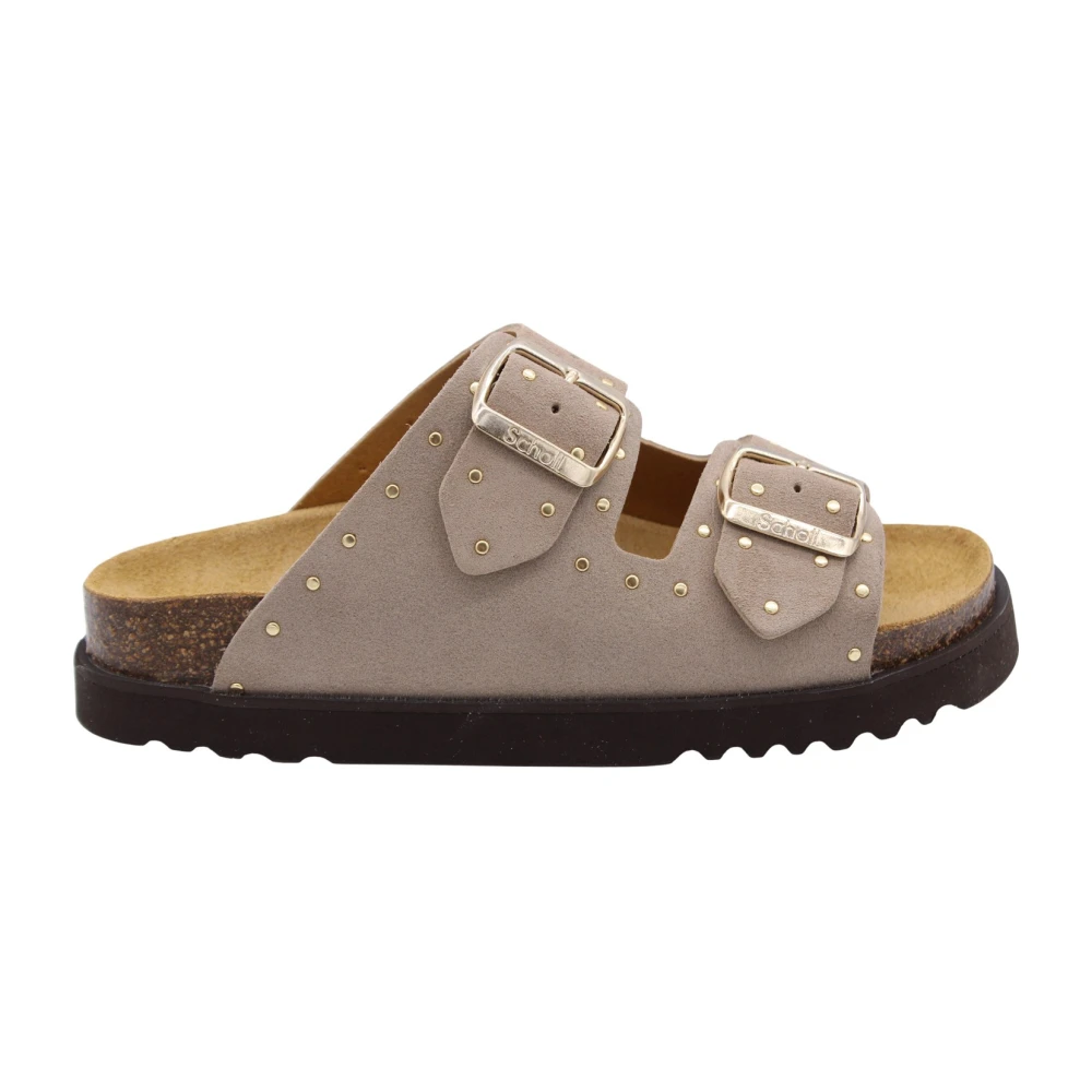 Scholl Women's Beige Sliders, 5 Uk, Farrah Slipper