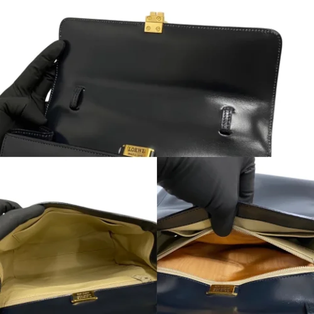 Loewe Pre-owned Fabric handbags Black Dames