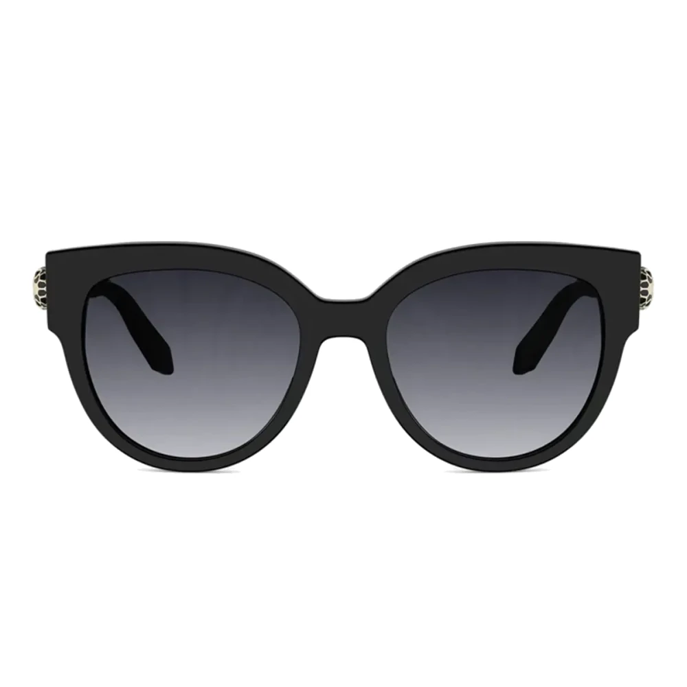 Bvlgari Women's Black Sunglasses, One Size, Serpenti Forever Sunglasses