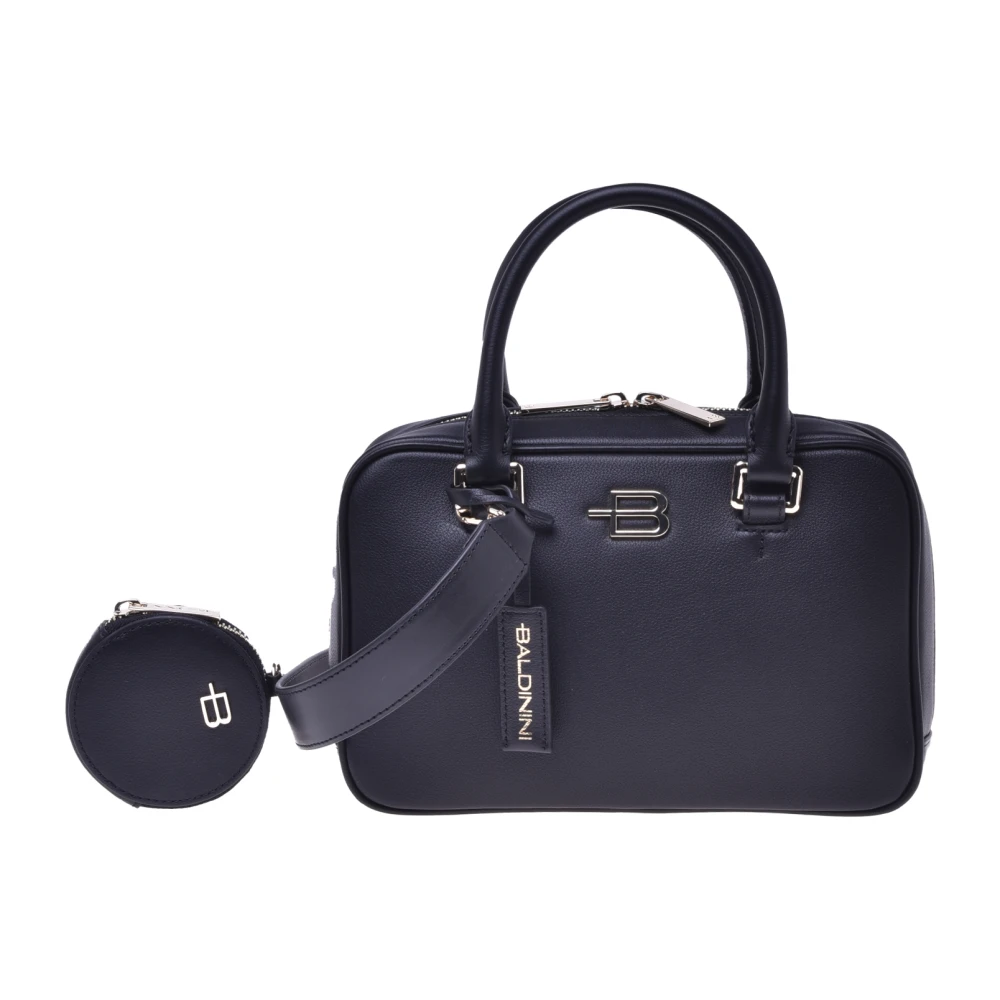 Baldinini Handbag with purse in black leather Black Dames
