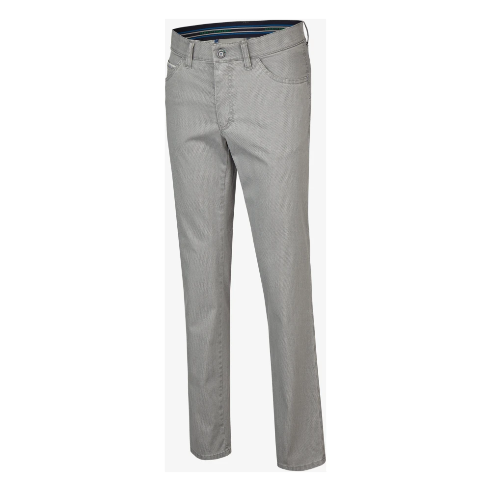 club of comfort Comfortabele Swing-Pocket Broek met Elastische Tailleband Gray Heren