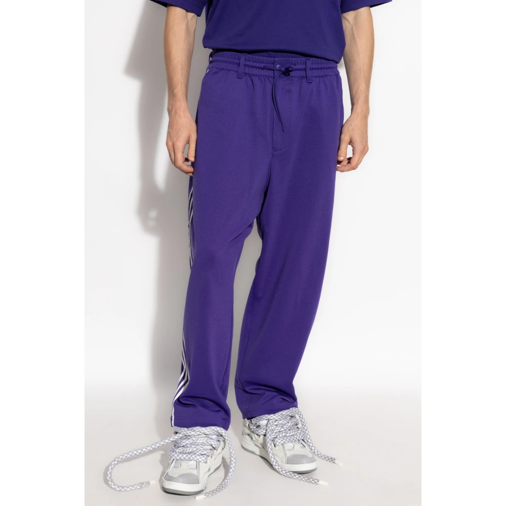 Y-3 Sweatpants Purple Heren