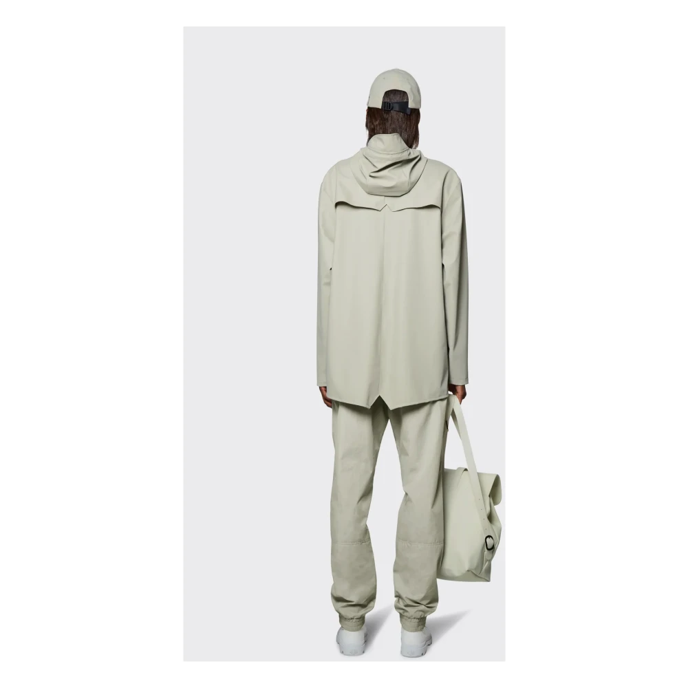 Rains Contemporary Unisex Waterdichte Jas Beige Dames