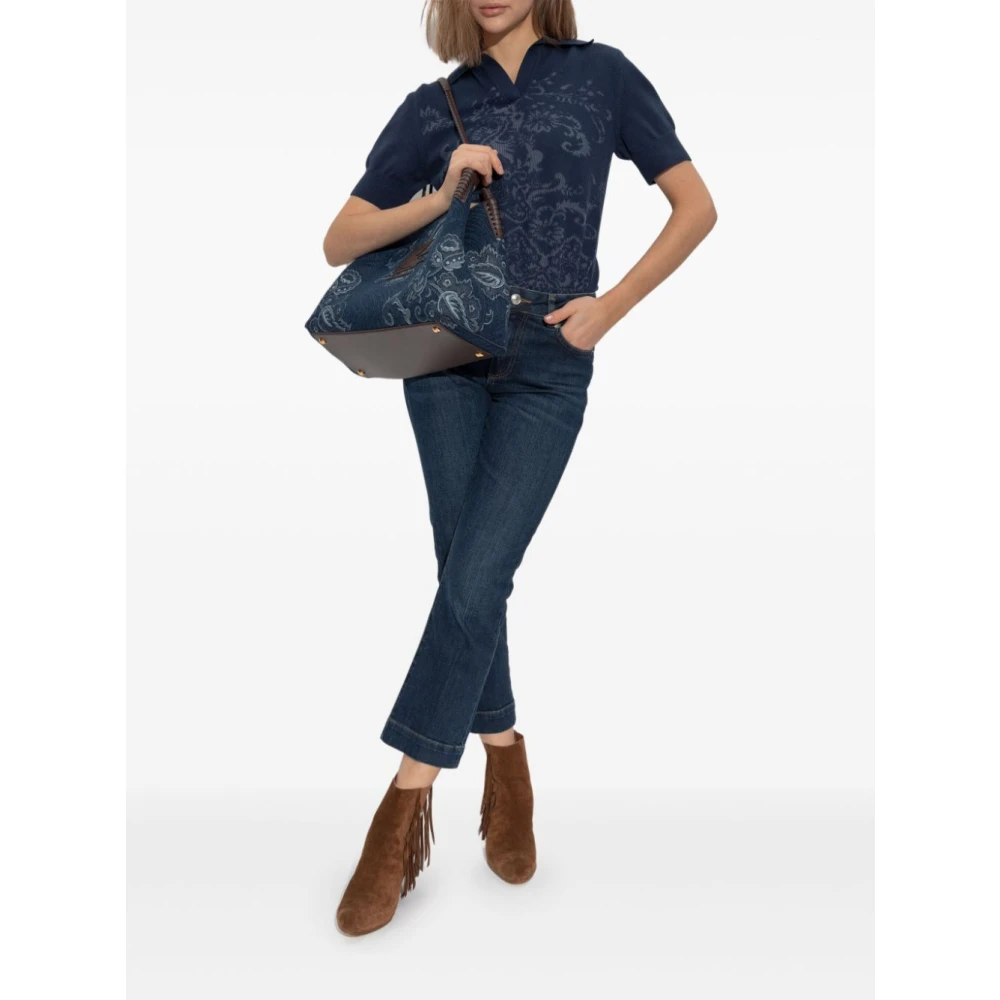 SPORTMAX Stijlvolle Denim Jeans Umbria 007 Blue Dames