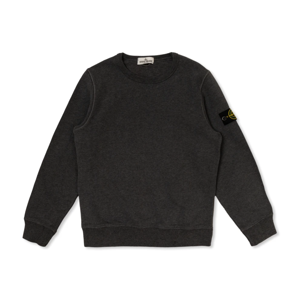 Stone Island Unisex Kids Gray Sweatshirt With Logo - Kids Sweatshirts - 8 Y - Kids