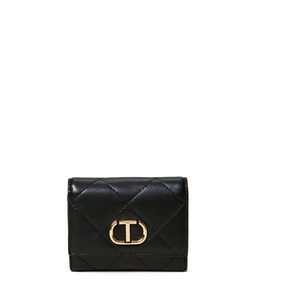 Twinset Zwarte Portemonnee Black Dames