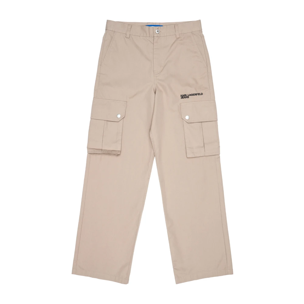 Karl Lagerfeld Katoenen broek Beige Heren