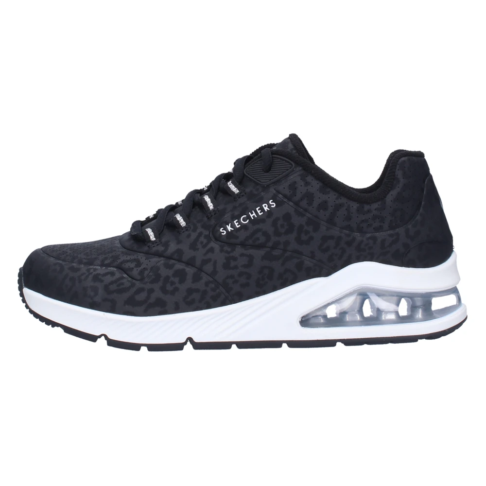 Skechers Comfortabele Sportieve Casual Sneaker Dames Schoenen Zwart