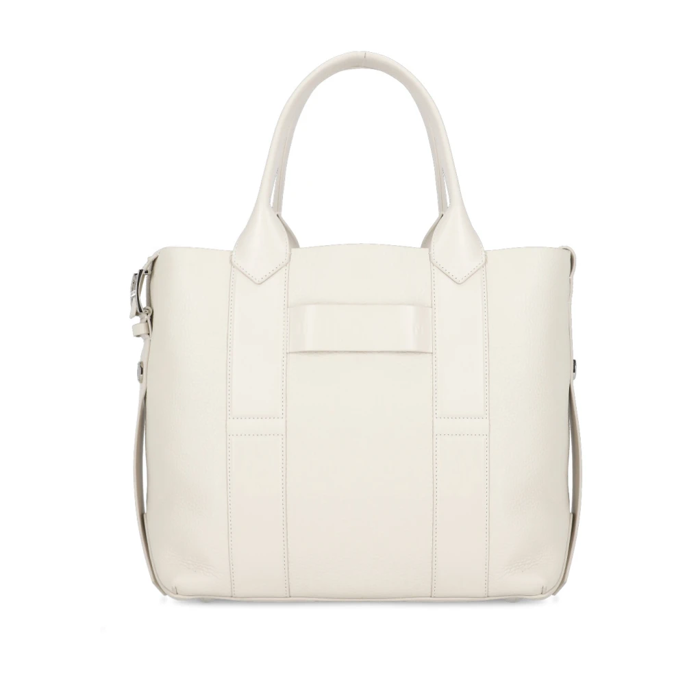 Hogan Leren winkeltas met bijpassende Pochette Beige Dames