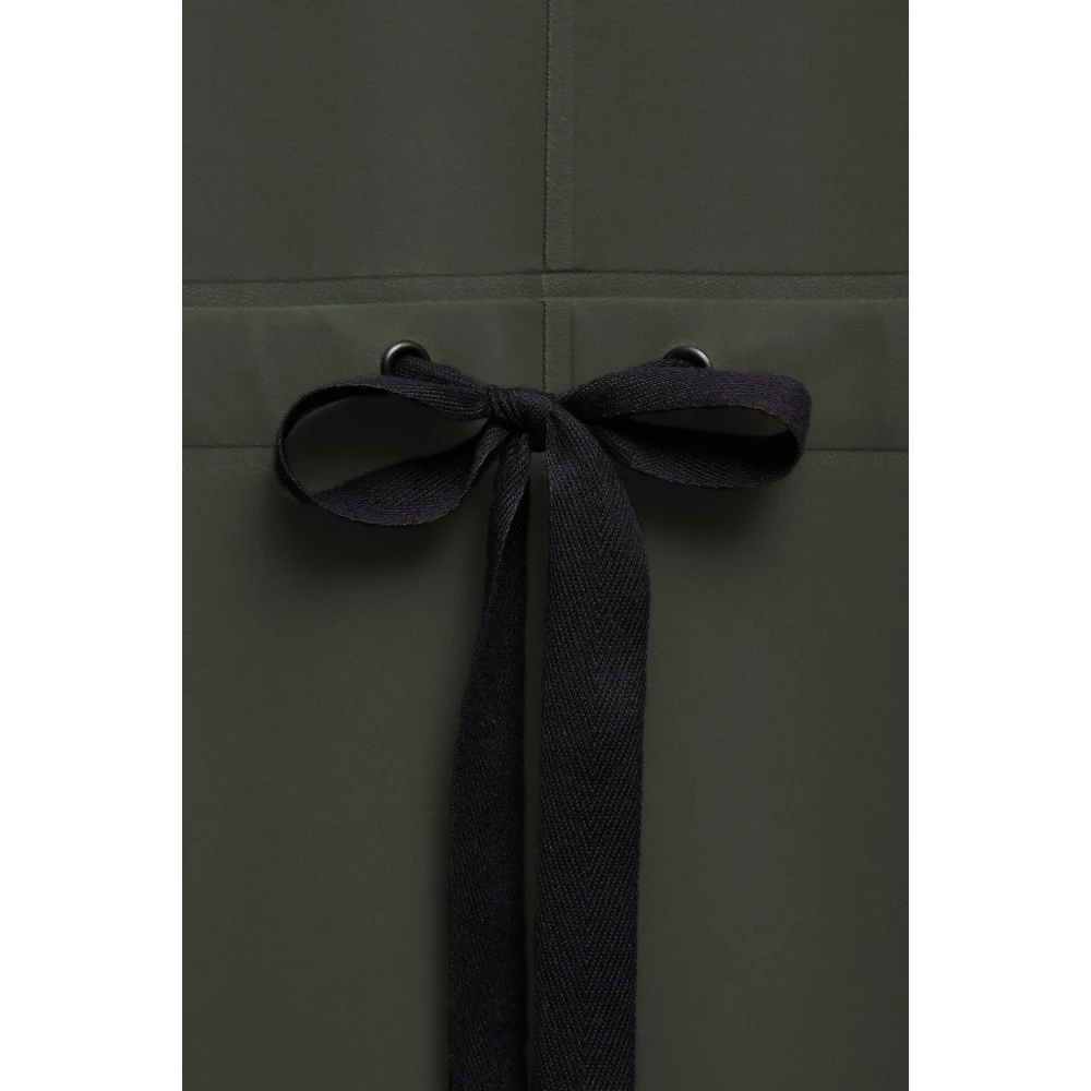 Stutterheim Matte Lange Regenjas met Aqua-Guard Zakken Green Dames