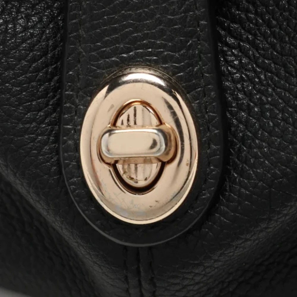 Coach Pre-owned Leather handbags Black Dames
