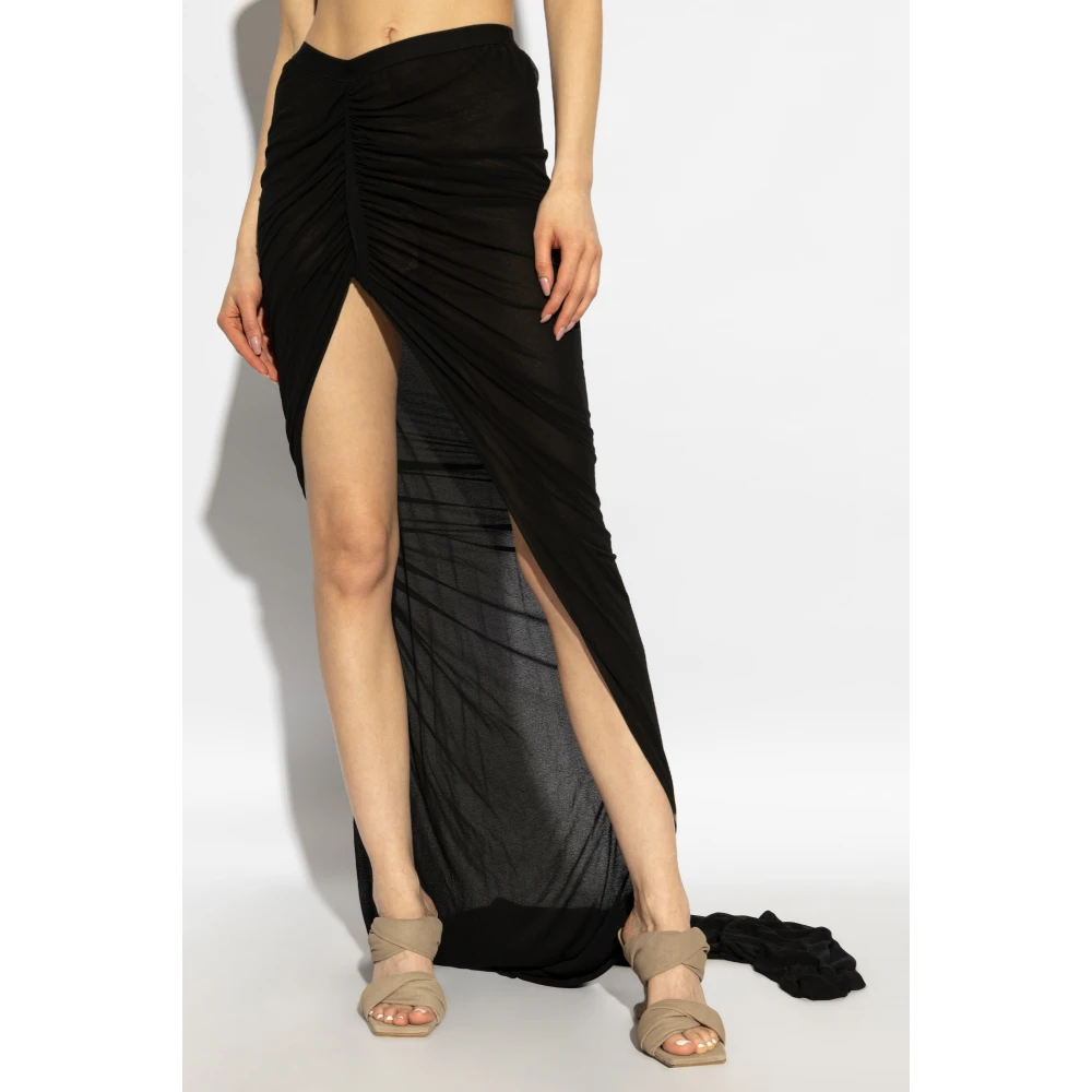 Rick Owens Edfu Rok Black Dames