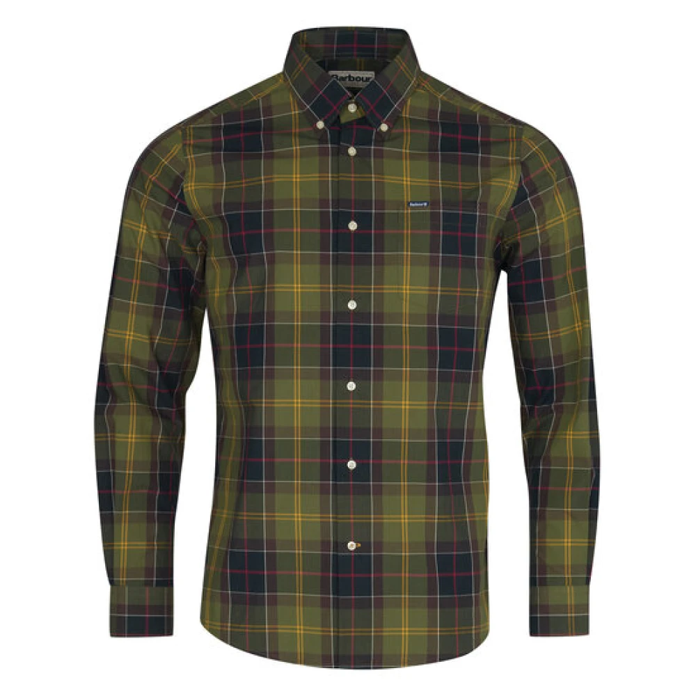 Barbour Kippford Tailored Overhemd Green Heren