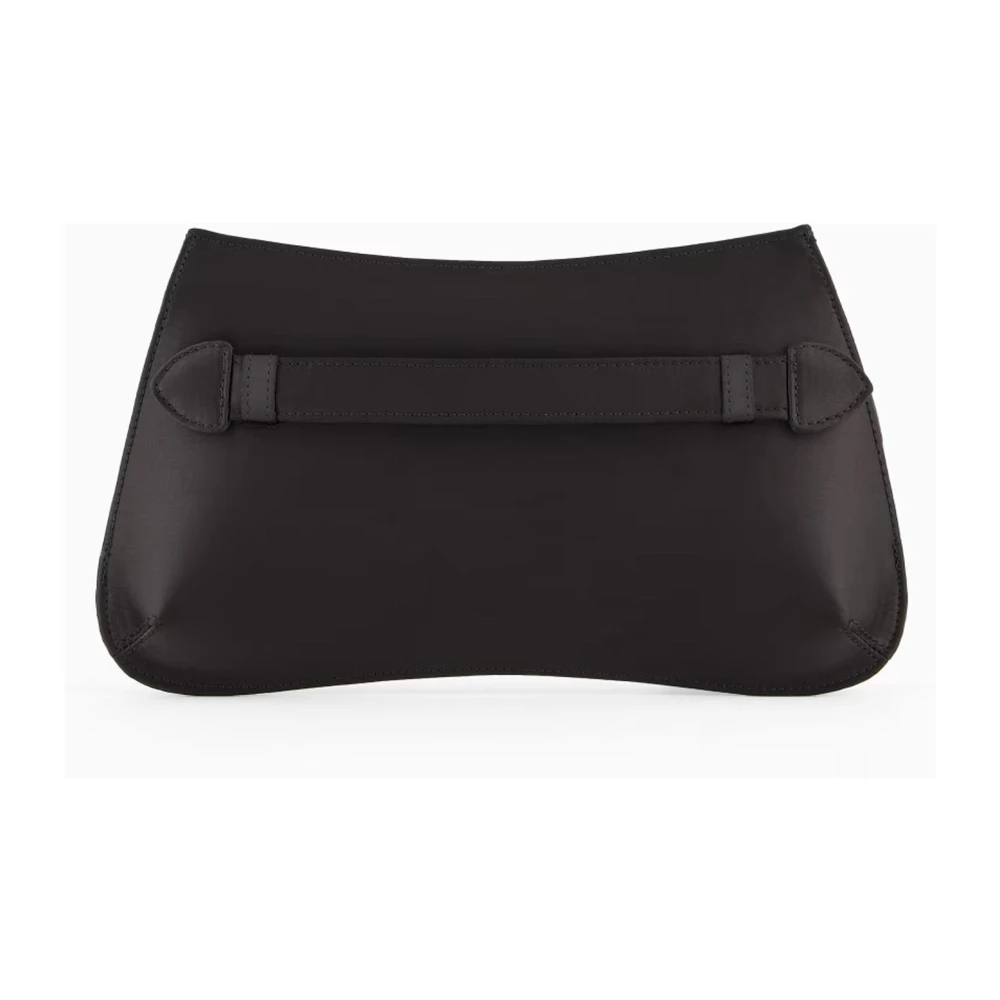 Emporio Armani Zwarte Schoudertas met Ketting Black Dames