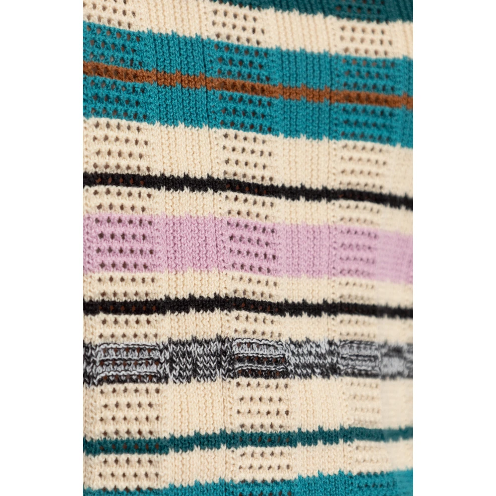 PS By Paul Smith Gestreept Patroon Polo Multicolor Dames