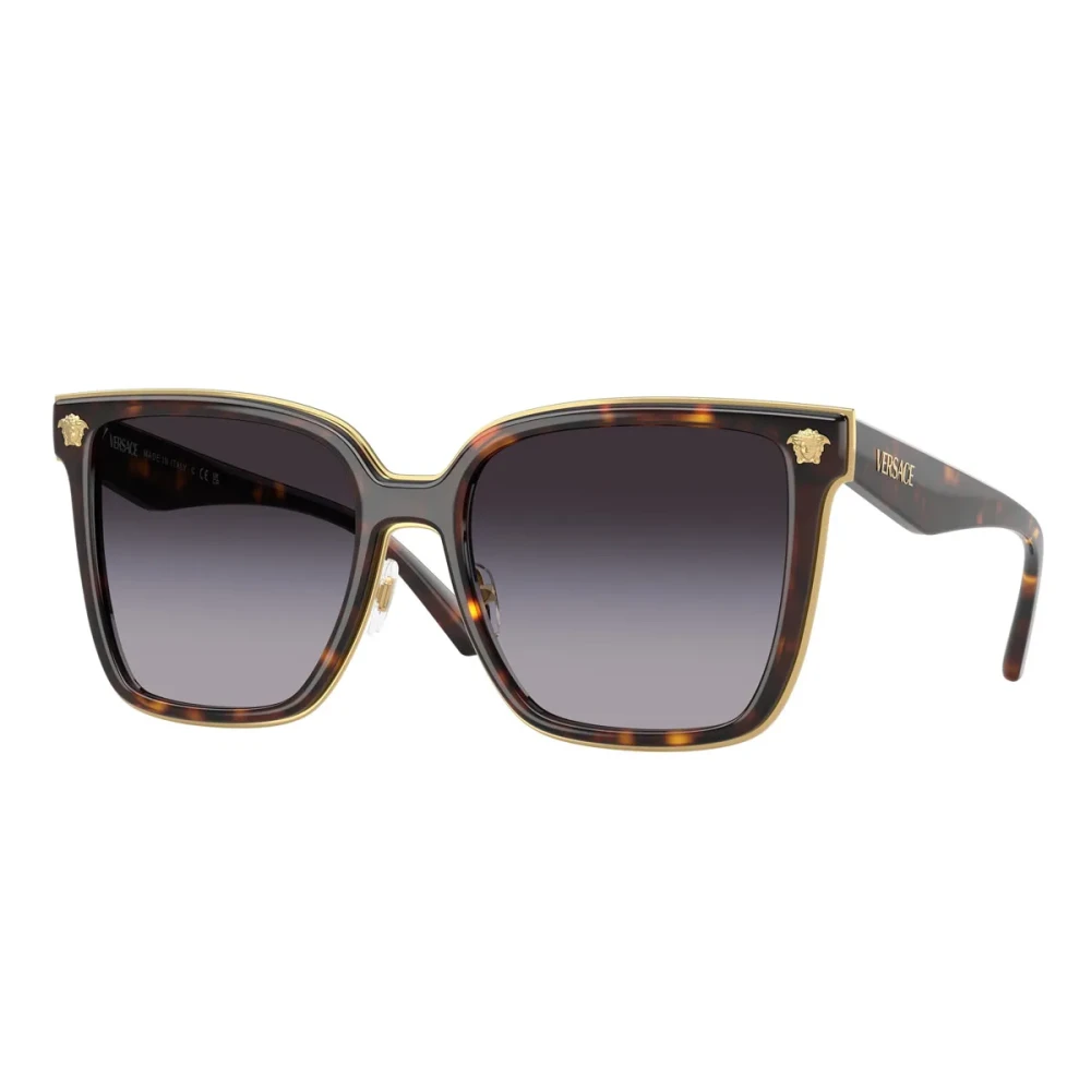 Versace Unisex Brown Sunglasses, 58 Mm, Stylish Sunglasses With Havana Frame